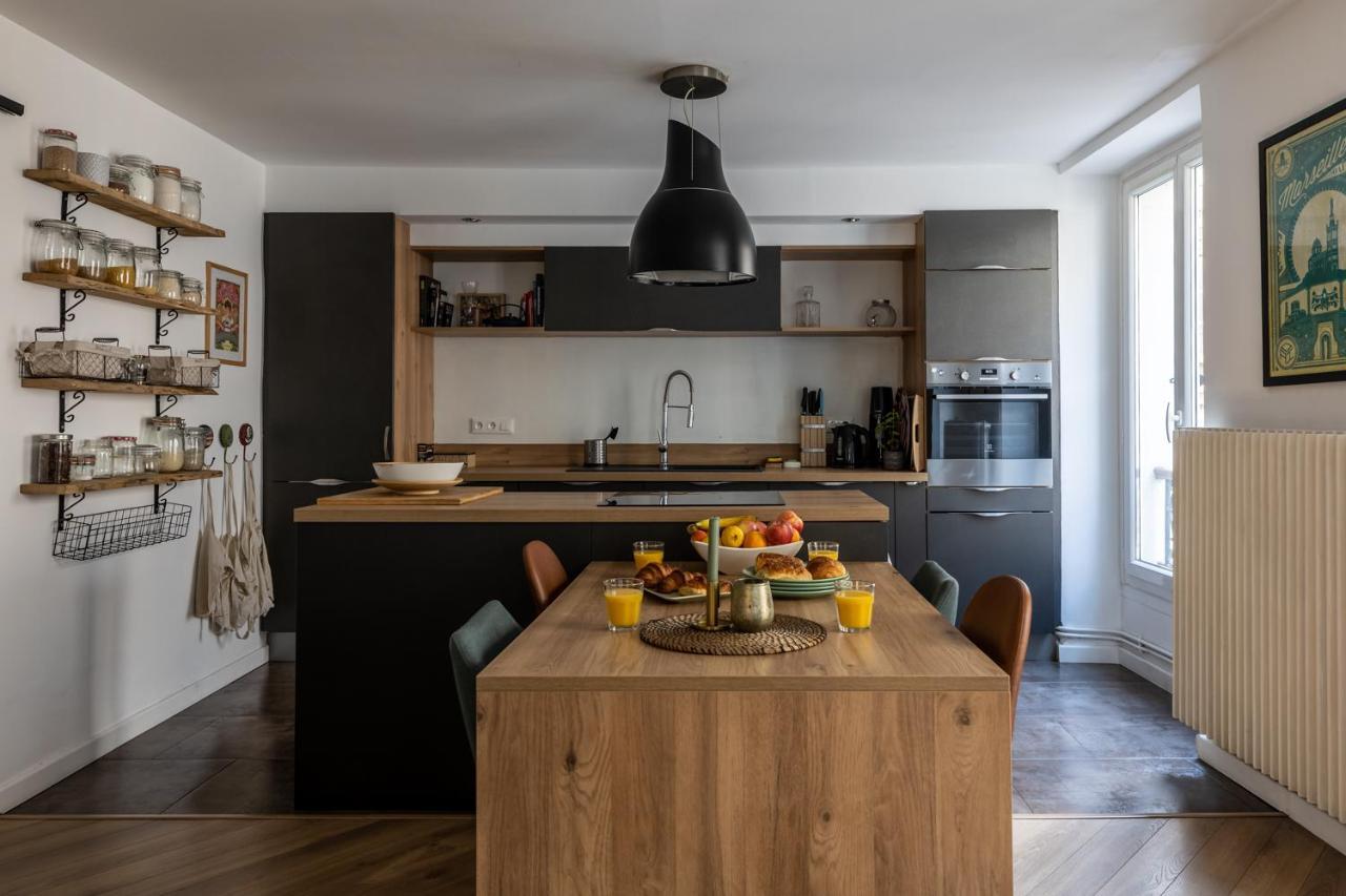 90M2 Renove - Terrasse En Plein Coeur De Marseille Appartement Buitenkant foto